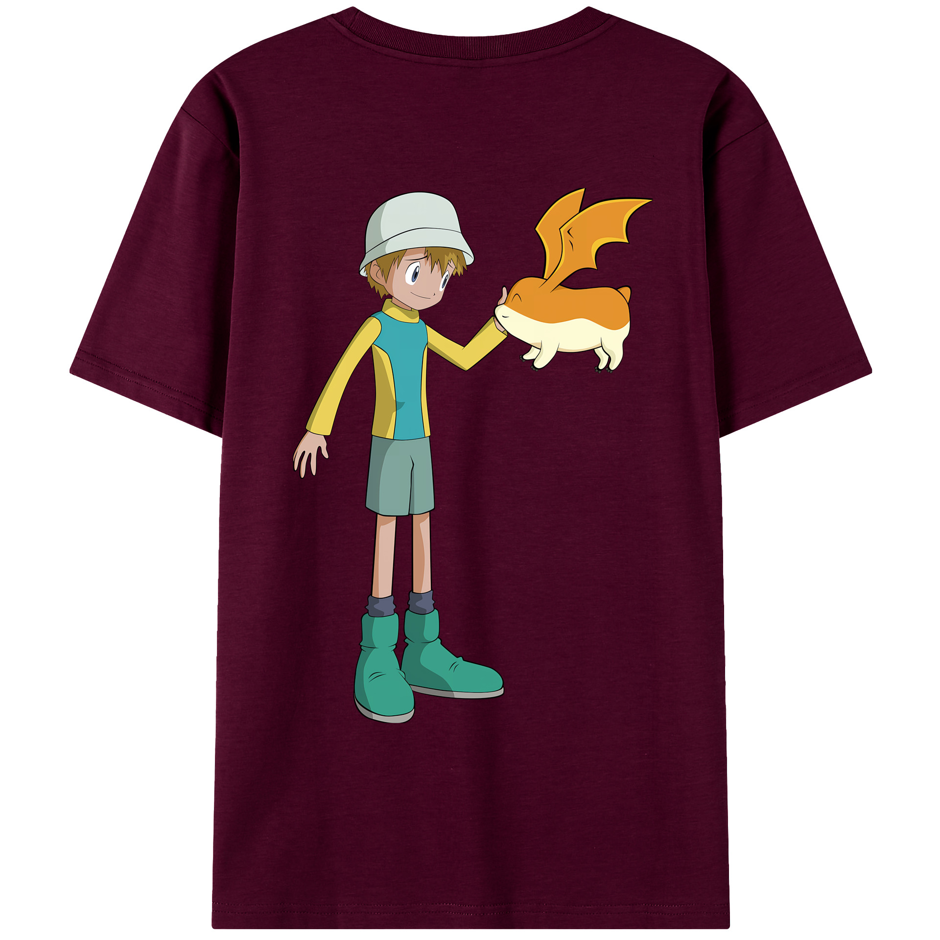 （画像用） Digimon デジタルモンスター/デジモン レディース半袖Tシャツ(バックプリント)